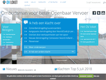 Tablet Screenshot of ovloket.nl